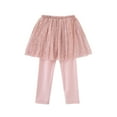 thumbnail image 2 of Xdegoge Girls Tulle Skirt Leggings Set with Star Sequins One-Piece Elastic Waist Tutu Pants for Dance Party Birthday Wear, 2 of 6