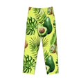 thumbnail image 4 of Balery Men'S Kiwi And Avocado Pants,Sleepwear Pants,Pajama Pants,Pj Bottoms Drawstring And Pockets-Large, 4 of 9