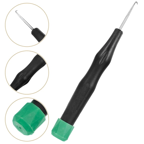 SEWOART Racket Threading Hook Tool Plastic Black 1Pack for Tennis Practice and Maintenance