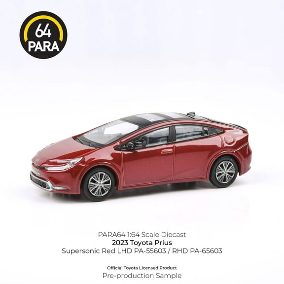 2023 Toyota Prius Supersonic Red LHD Para64