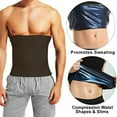 thumbnail image 3 of Lilvigor Waist Trimmer for Men Waist Trainer Sauna Sweat Workout Shaper Neoprene-Free Waist Cincher Sauna Slimming Belt, 3 of 6
