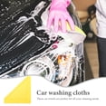 thumbnail image 3 of SKISUNO 3Pcs Yellow Kitchen Dish Towels Fiber Washcloths for Efficient Home Cleaning and Liquid Absorption, 3 of 7