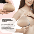 thumbnail image 6 of BIMEI Lightweight Breast Forms Mastectomy Breast Pad Enhancer for Women Mastectomy Breast Cancer Support,1 Piece,L, 6 of 10