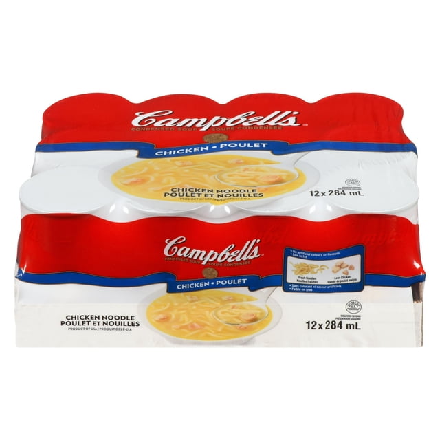 Campbell's® Condensed Chicken Noodle Soup, Shelf Stable (12 x 284 mL)