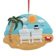 thumbnail image 2 of Maxora Personalized Ornaments Customized Christmas Ornament Couple On The Beach Marriage Memorial Gift Free Customize, 2 of 7