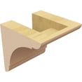 thumbnail image 5 of 4"W x 4"D x 4"H Wide Olympic Rough Cedar Woodgrain TimberThane Corbel, Primed Tan, 5 of 6