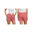 thumbnail image 2 of Argulvti Women's Polyester Loose Shorts Stripe High Elastic Waist Short Pants Summer Casual Shorts, 2 of 7