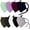 Black, variant on 5 PC Set Unisex Reusable Washable Cotton Face Mask in 9 Colors, Tie Strap, Filter Pocket