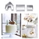 thumbnail image 4 of Moyic Molde de pastel de Casa 3D de acero inoxidable de 3 piezas, molde de galletas de panadería, plantilla antiadherente, herramienta para Herramientas y accesorios para hornear, 4 of 6