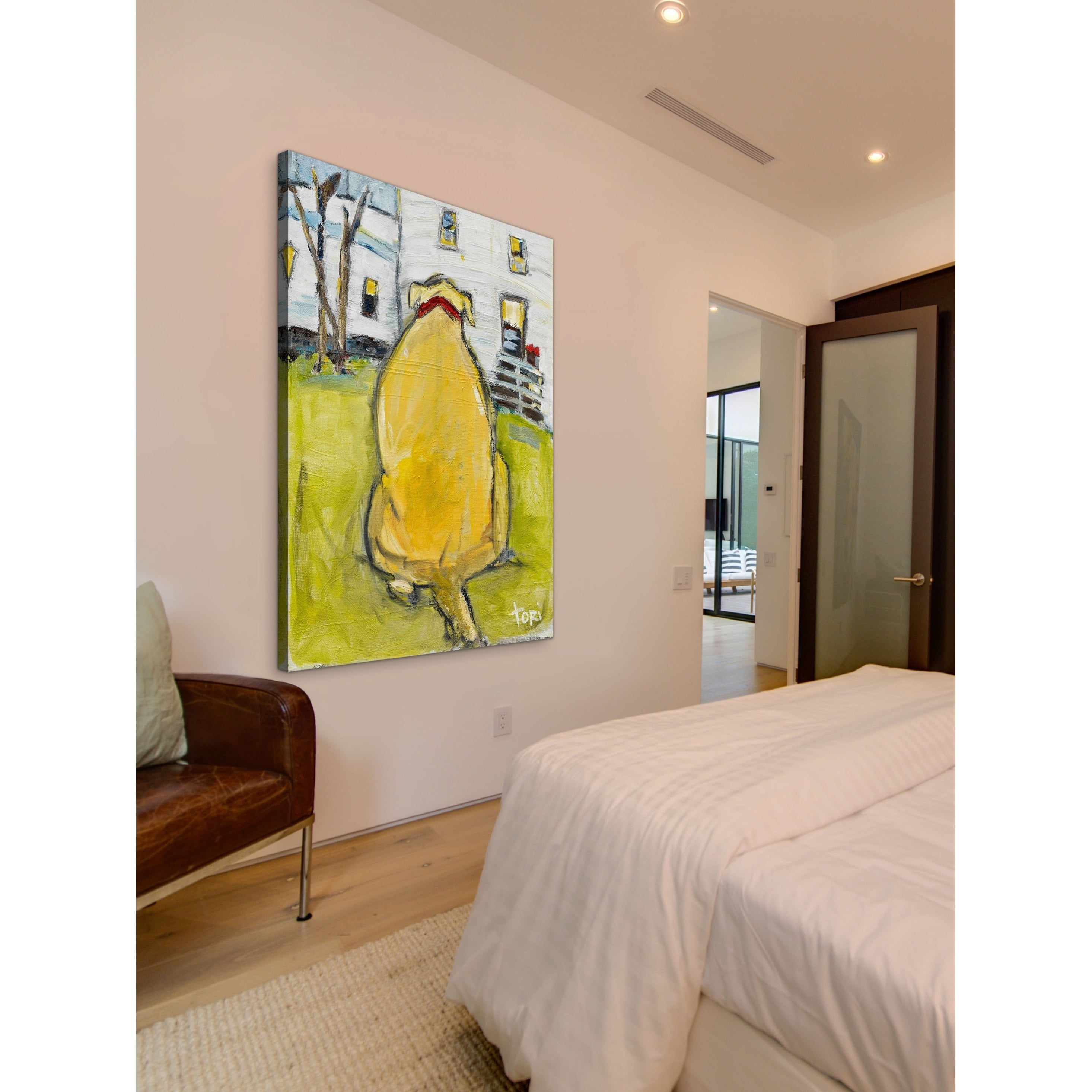 "Fat Ass" by Tori Campisi Painting Print on Canvas