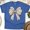 Royal, variant on Women's Trendy Bow Graphic T-Shirt - Soft Cotton Casual Tee, Aesthetic Vintage-Inspired
