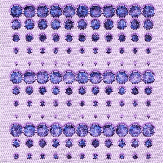 Ahgly Company Machine Washable Indoor Square Transitional Blossom Pink Area Rugs, 7' Square