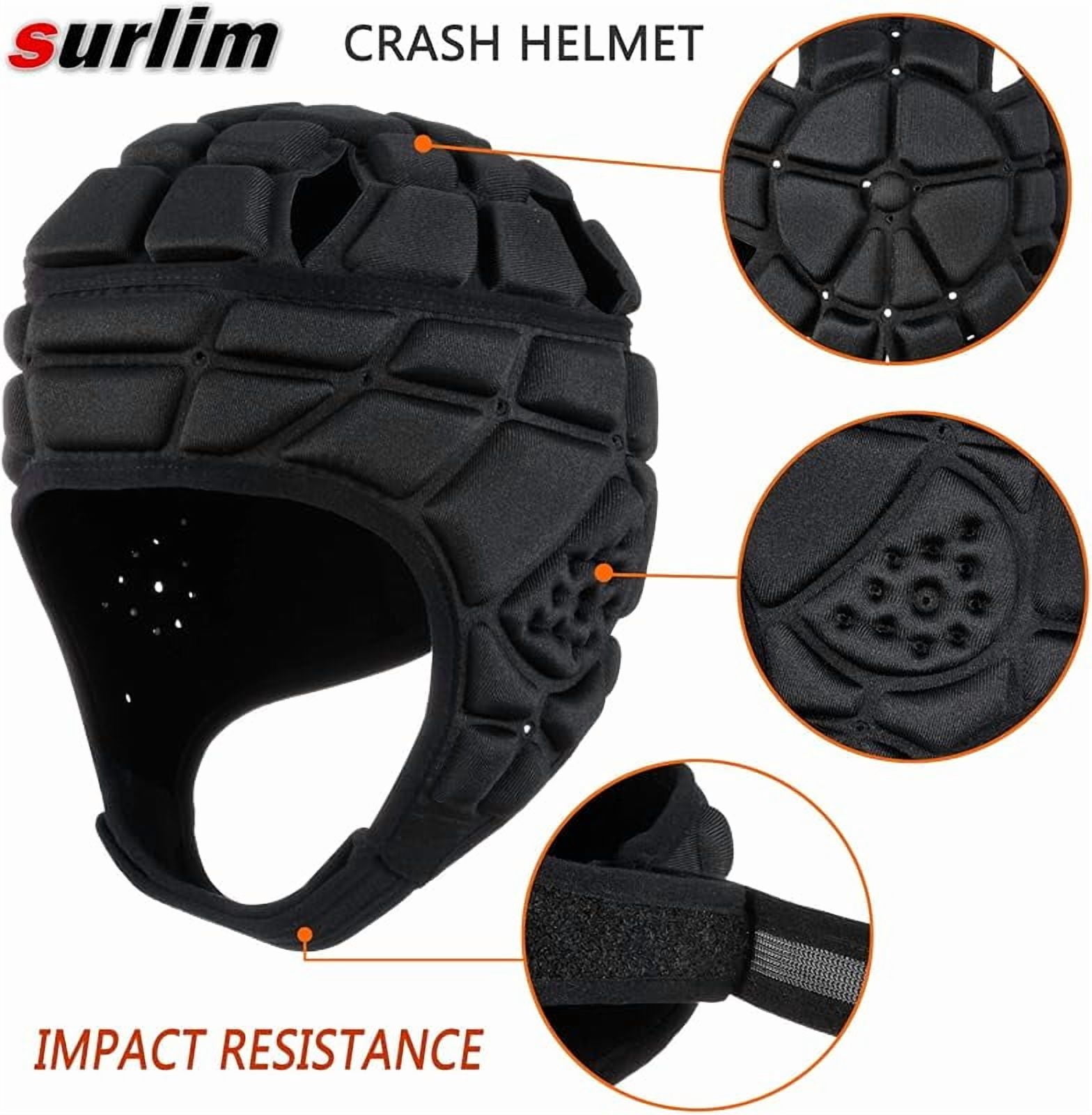Rugby Helmet Soft Shell Helmets for Flag Football Scrum Cap Soft Helmet for Kids Youth