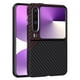 thumbnail image 1 of ABEEL For Huawei Pura X Case Carbon Fiber Texture Phone Back Cover with Metal Buttons - Black, 1 of 5