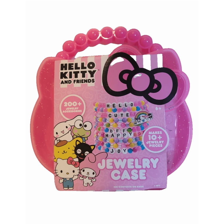 Sanrio Hello Kitty Jewelry Making Kit & Case - Kitty Case - For
