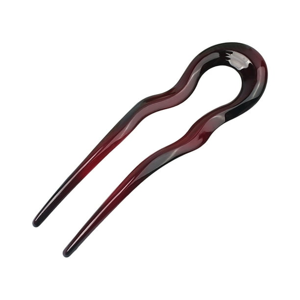 Horquilla francesa para cabello grueso y fino, con forma de U, para moños, accesorios de peinado.