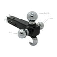 thumbnail image 2 of Extreme Max 5001.1367 Tri-Ball Trailer Hitch with Tow Hook, 2 of 4