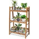 Costway 40''x12'' Outdoor Elevated Garden Plant Stand Raised Tall ...