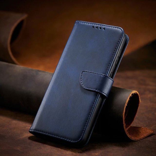 Pour Xiaomi Redmi Note 13 12S 11 11S 10 10S 9 9S 8 7 Pro Étui en Cuir pour Redmi Note 13 Pro Plus Portefeuille Couverture Rabattable Bleu RedmiNote 10 Pro