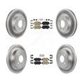 thumbnail image 1 of Transit Auto Front Rear Ceramic Pads and Coated Disc Brake Rotors Kit for Car Hyundai Accent Kia Rio KGA-104813, 1 of 8