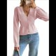 thumbnail image 2 of Suéter Cárdigan de Otoño para Mujer, Tendencia de Moda, Top de Larga, Chaqueta Informal, Suéter con Botones para Vacaciones. M, 2 of 8