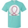 thumbnail image 3 of Inktastic Pink Breast Cancer Ribbon Baseball T-Shirt, 3 of 5
