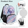 thumbnail image 7 of Pzuqiu Leopard Print Axolotl Kids Backpack for Ages 6-14 17 Inch Large Capacity Elementary School Backpack with Adjustable Padded Straps Lightweight for Back to School Ideal Gift, 7 of 7