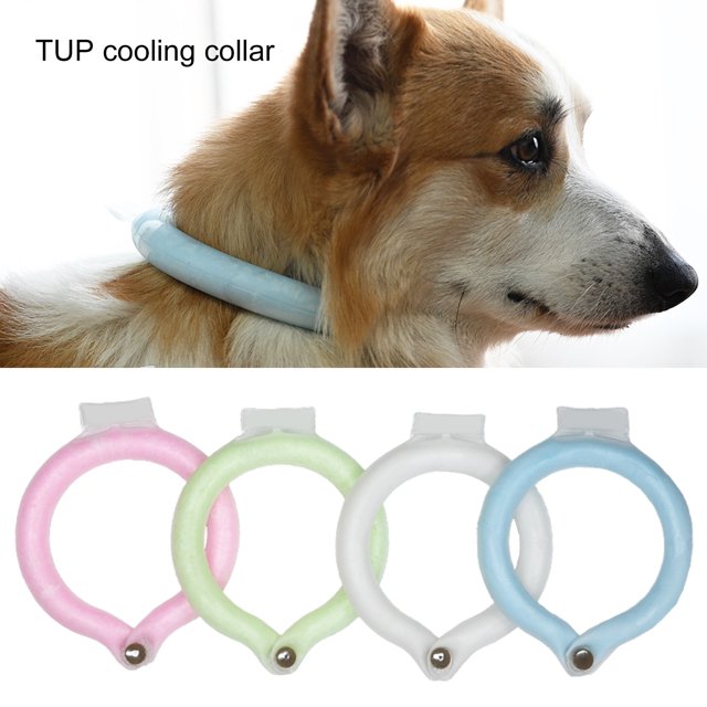 CBFFDC Collier Rafraîchissant Instantané Collier Rafraîchissant d'Été Libération Rapide Résistant à l'Usure Lavable Collier Auto-Refroidissant pour Chien