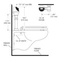 thumbnail image 3 of Sloan Valve 3325400 G2 RESS-C 1.6 or 3.5 GPF Retrofit Kit, 3 of 3