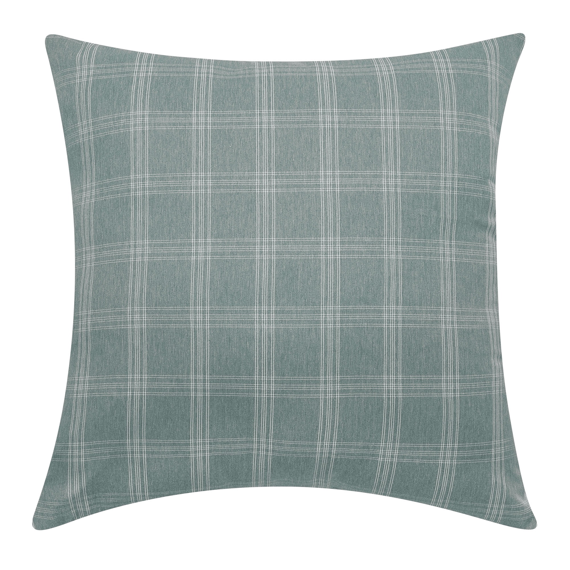Mainstays Plaid Decorative Throw Pillow, 18x18", Green