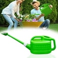 thumbnail image 2 of ​LKWLPD Light Green Large Outdoor Watering Can | Removable Long Spout & Stainless Steel Sprinkler | Capacity for Garden, Flowers, Potted Plants, 2 of 9