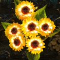 thumbnail image 5 of Lámpara solar de girasol para jardín, exterior, impermeable, decorativa, para jardín, patio, camino y decoración navideña., 5 of 5