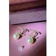 thumbnail image 3 of Fashion Earrings Jewelry Pearl Detailed Cc Earrings-dwdz, 3 of 4