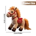 thumbnail image 3 of Horse Stuffed Animal Plush Doll, Sofa Decor Plush, Large Soft Horse, Collectible Plush Animal, Festival Plush Doll, Home Accent Plushie, Soft Decor for Living Room, Plush Mascot Doll, 3 of 5
