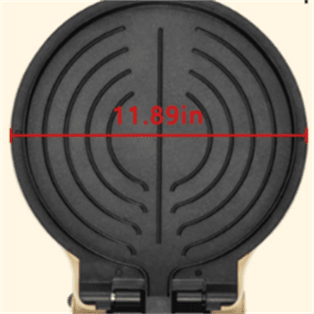 11.8'' 1500W Electric Smokeless Indoor Grill with Adjustable Temp, Quesadilla Maker Nonstick Pan for Breakfast, Lunch, Dinner