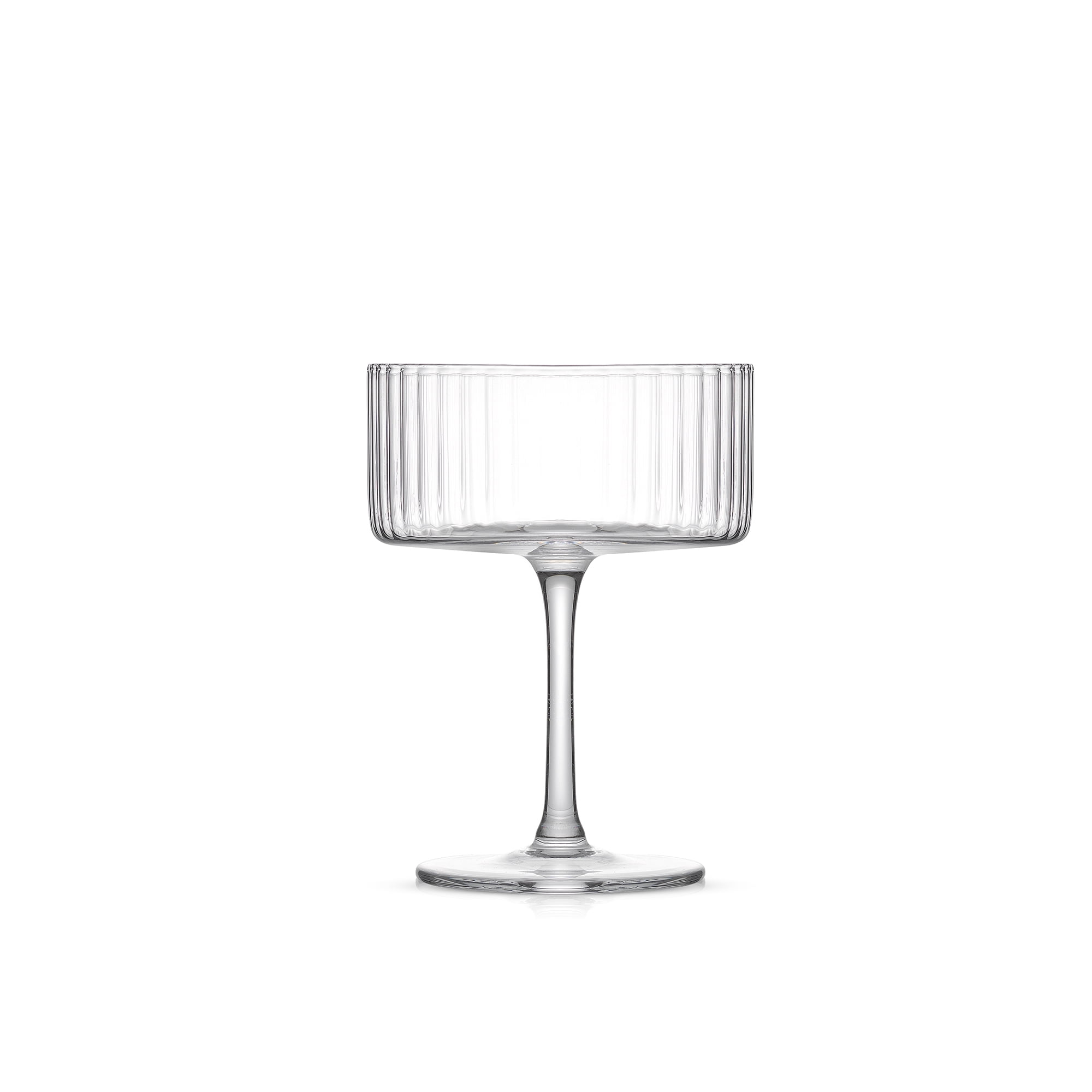 Elle Fluted Coupe Martini Glasses - Thumbnail 2