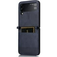 thumbnail image 4 of case for Galaxy Z Flip 4 Case Wallet, Ultra -Thin Retro Style with Card Holder Samsung Flip 4 Case Compatible with Samsung Galaxy Z Flip4 5G, Blue, 4 of 14