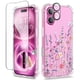 thumbnail image 1 of Funda de teléfono GVIEWIN para iPhone 16 6.1 con protector de pantalla floral, 1 of 9