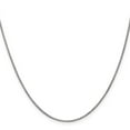 thumbnail image 2 of 14K White Gold Box Chain Styles Necklace 1 mm 20 inch, 2 of 4