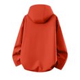 thumbnail image 4 of Women's Zipper Hoodie with Pockets Adjustable Drawstring Long Sleeves Camping Athletic Jacket XXL, 4 of 9