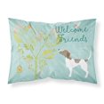 thumbnail image 1 of ""Caroline'S Treasures """"Welcome Friends Pointer"""" Funda De Almohada Con Cierre De Sobre De Poliéster Estampado Estándar Multicolor"", 1 of 1