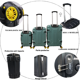 thumbnail image 3 of Set 3 Maletas De Viaje Jony Rigidas 25 Kg 15 Kg 10 Kg Candado Numerico Ruedas 360, 3 of 5