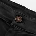 thumbnail image 5 of Zszcpp Wide Leg Pants Men'S Button Pocket Long Simple Style Solid Color Elastic Business Pencil Lounge Trousers Casual Trouser, 5 of 5
