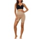 thumbnail image 2 of INSPIRE CHIC Pantalones cortos moldeadores de cintura alta para mujeres, control de abdomen, faja para muslos, panties pequeños beige, 2 of 4