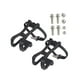 thumbnail image 1 of Correas para pedales de bicicleta, correas con clips para pedales, cinta fija universal con reposapiés con tornillos 2 correas, 1 of 9
