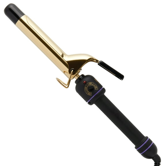 Hot Tools Signature Series Gold Curling Iron/Wand, 1", Black/Gold