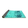 thumbnail image 2 of Ahgly Company Indoor Rectangle Oriental Turquoise Blue Industrial Area Rugs, 6' x 9', 2 of 4