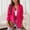 Hot Pink, variant on Miqool Womens Bussiness Casual Blazers Lightweight Open Front Cardigan Long Sleeve Work Office Blazer Suit Jackets with Pockets, S-XXXL