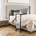 thumbnail image 6 of C Shaped End Table, Sofa Side Table with Storage C Couch Table Height Adjustable, 6 of 8