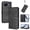 Black, variant on Allytechgroup Case for Google Pixel 9A with Credit Card Slot, RFID Blocking PU Leather Flip Wallet Stand Phone Case with Lanyard Shockproof and Anti-Scratch Cover for Google Pixel 9A, Darkgreen